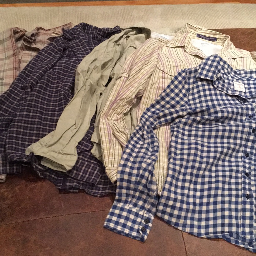 Lot of hiking shirts, size small